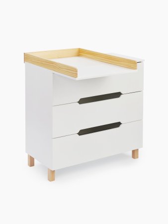 91037, Комод FIOKI V2 + пеленаль.стол (white)