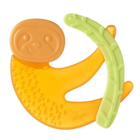 Chicco Игрушка с зубным кольцом "Обезьяна" и "Ленивец"