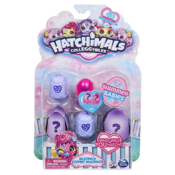 Hatchimals Набор фигурок "Блестящие малыши" (Cюрприз) 4шт 10 сезон