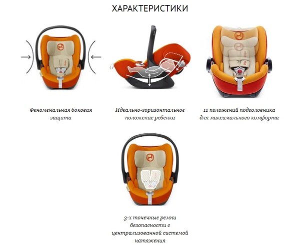 Cybex Автокресло детское Cloud Q  / цвет Autumn Gold