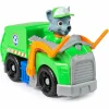игрушка Щенячий патруль. Машинка с фигуркой Рокки, 15см. Paw Patrol