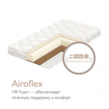 Plitex Матрац детский Orto Foam / цвет белый