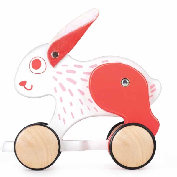 Hape Каталка детская "Зайчонок", серия "Зверики"