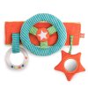 Happy Baby Развивающая игрушка Ты рулишь, на липучке, с зеркальцем / цвет оранжевый