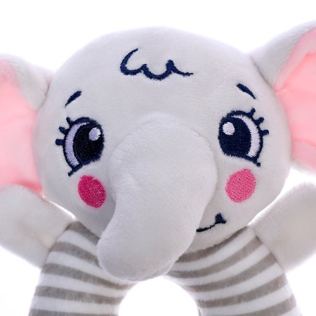 Крошка Я игрушка "Развивающая погремушка" слон/ цвет серый SL-07126B   10487621