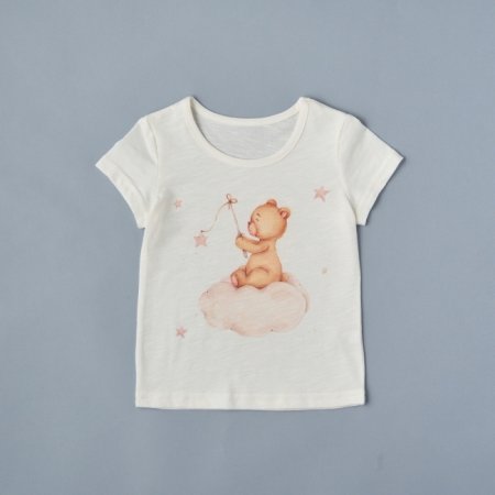 Little Star Футболка "Мишка на облачке " (кулир)