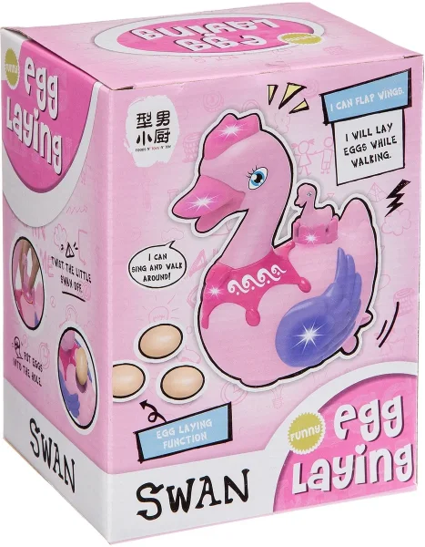 Shantou Игрушка на батарейках Лебедь 304939 / цвет розовый