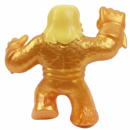 GooJitZu Игрушка тянущаяся фигурка мини Аквамен золотой DC