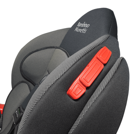 Детское автомобильное кресло «Bambino moretti» BS-02 ISOFIX Lux, 9-25 кг. (Карбон-Чёрный)