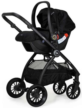 Bambini Moretti Коляска 3 в 1 Walker / цвет Black (черный)