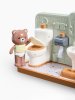 Игрушечный набор ванная Happy Baby HAPPY BATHROOM, игрушки для девочек и мальчиков, игровой набор с медвежонком
