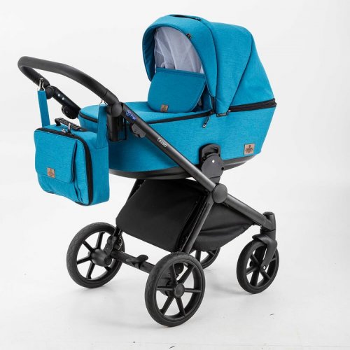 Bebe-mobile Детская коляска Cesaro 2 в 1 / цвет Y102, сине - бирюзовый