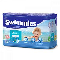 Helen Harper Трусики детские для плавания Swimmies Small (7-13кг) 12 шт					