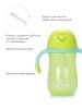 Happy Baby Поильник с трубочкой и ручками, 260 мл / цвет grass/зеленый
