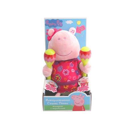 Peppa Pig Игрушка Пеппа с маракасами / цвет розовый