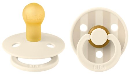 Bibs Набор латексных пустышек Studio Colour, 0+ Pin - Ivory Vanilla Mix