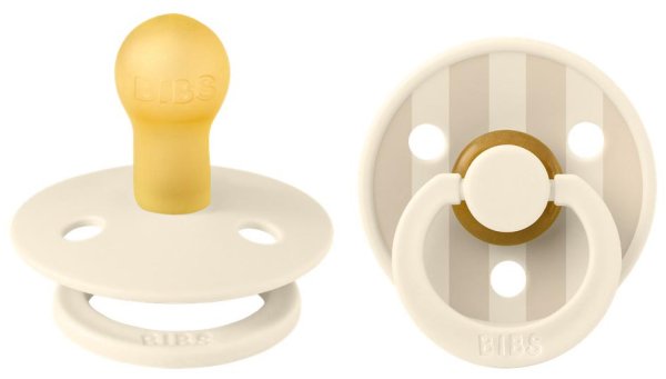 Bibs Набор латексных пустышек Studio Colour, 0+ Pin - Ivory Vanilla Mix