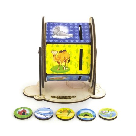 WoodLand Toys Сортер Барабан "Кто где живёт"