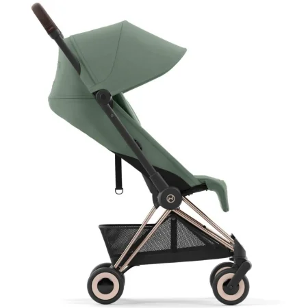 Коляска прогулка Coya Rosegold дожд+бамп CYBEX  (Leaf Green)
