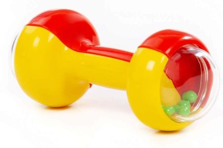 Полесье Погремушка "Гантелька"