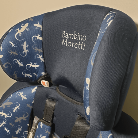 Детское автомобильное кресло / LB-515 Print / Синий-Геккон