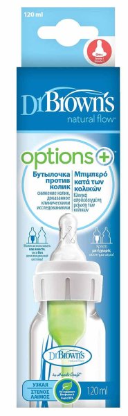 Dr Brown's Бутылочка Options с узким горлышком, 120 мл