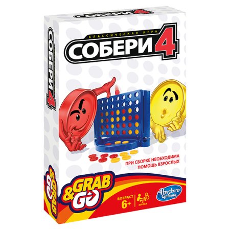 Hasbro Other Games Игра дорожная "Собери 4"
