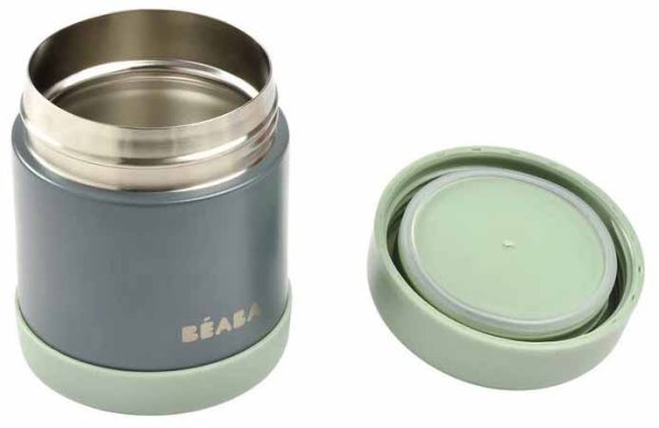 Beaba Термос контейнер Thermo-portion Inox, 300 мл / цвет Mineral Grey (серый)