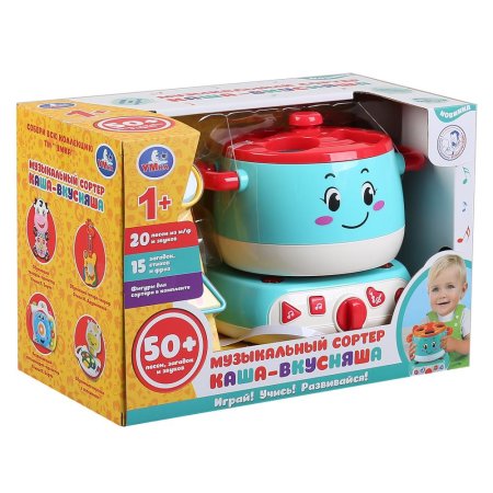 Умка Музыкальный сортер "каша-вкусняша". 20 песен из м/ф, 15 загадок, стихов, фраз