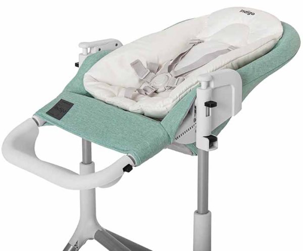 Carrello Стульчик для кормления Indigo CRL-8402 / цвет Ash Green (мятный)