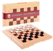 Десятое королевство Настольная игра "Шашки-Шахматы"					