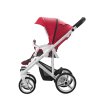 Bebetto Детская коляска 2 в 1 Magnum / цвет 207 красный  (ткань) / рама черная