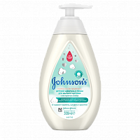 Johnsons® детский шампунь и пенка для мытья и купания нежность хлопка, 300 мл