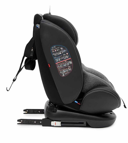 Bambini Moretti Детское автокресло ST-3 (0-36 кг) / цвет серый с серой строчкой