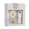 Подарочный набор пустышек BIBS Colour 2 шт. с держателем Loop Clip - Ivory, 0+ месяцев.