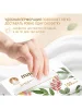 Салфетки бумажные Marabu Botanica крем эффект 3-слойные мягкая упаковка 100 шт