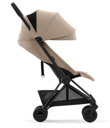 Cybex Прогулочная коляска Coya Matt Black / цвет Cozy Beige (бежевый)