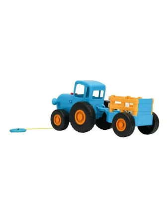 Умка Каталка с прицепом + корова 20 песен,фраз, звуков СИНИЙ ТРАКТОР в кор.