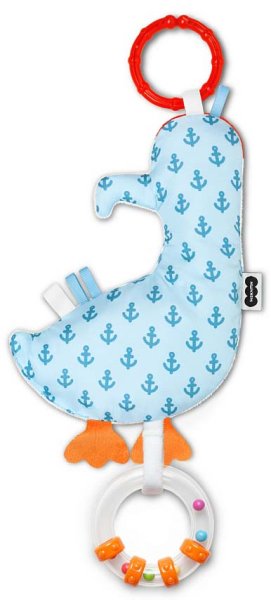 Мякиши Погремушка-подвеска Хрустящая Чайка