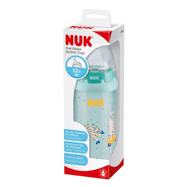 Nuk Поильник Active "Ежик", 300 мл, с 12 месяцев