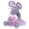 Softoy Игрушка Мышь с сердечком, 36 см S881/20