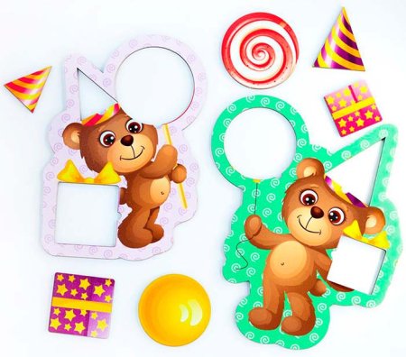 Smile Decor Развивающая игра по методике Монтессори "Мишкины именины"