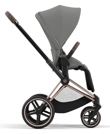 Коляска 2в1 Priam IV Rosegold+сп.блок CYBEX (Mirage Grey)