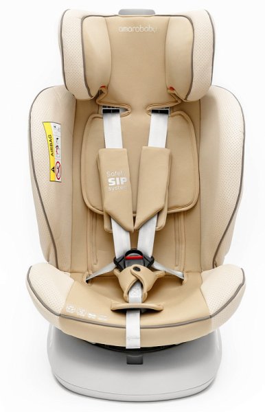 Amarobaby Автокресло Champion Isofix (0-36 кг) / цвет бежевый