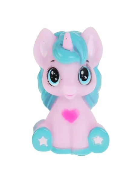 КАПИТОШКА Игрушка пластизоль для ванны "Единорог", в сетке YF-06-2023