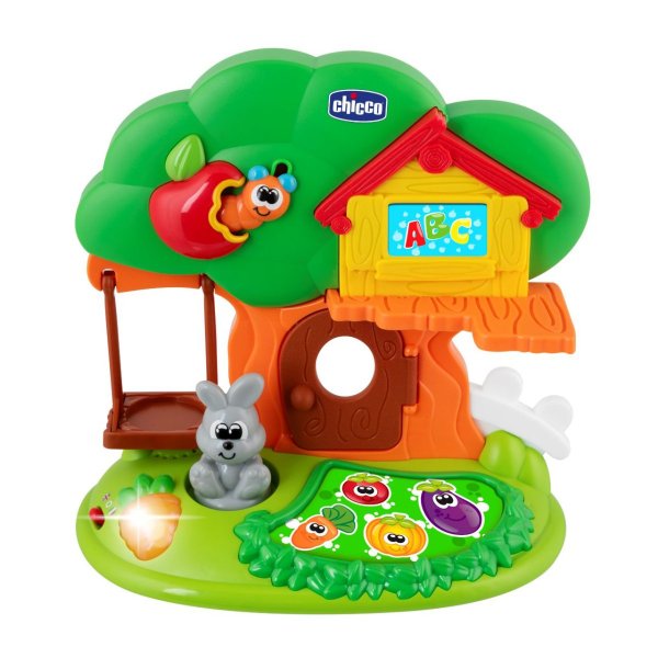 Chicco Говорящий домик Bunny House / цвет зеленый, коричневый