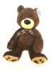 Игрушка мягконабивная Мишка с лентой / цвет коричневый