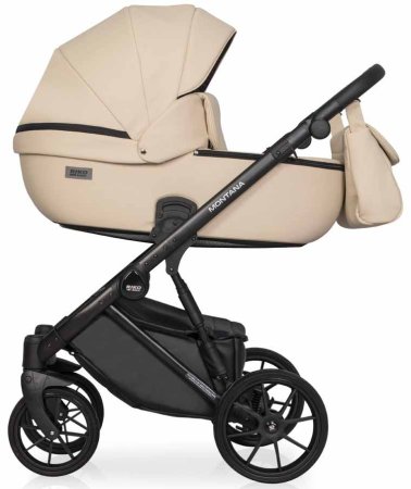 Riko Basic Коляска Montana 3 в 1 Ecco / цвет Ivory beige (бежевый)