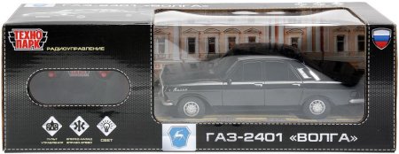 Радиоуправляемая машинка «ГАЗ‑2401 „Волга“», Технопарк, 21 см, чёрная