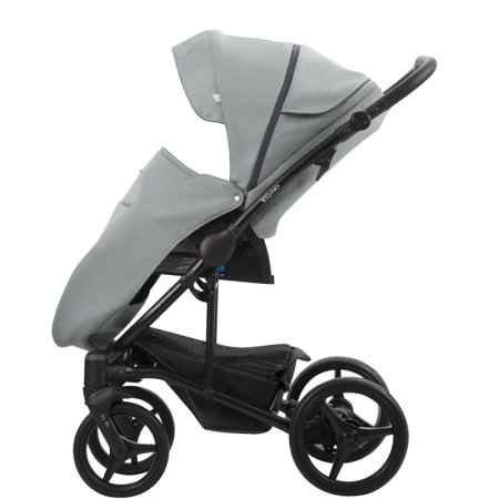 Bebetto Детская коляска 2 в 1 Torino TEX Цвет / 01 лиловый с рисунком (ткань) / рама черная